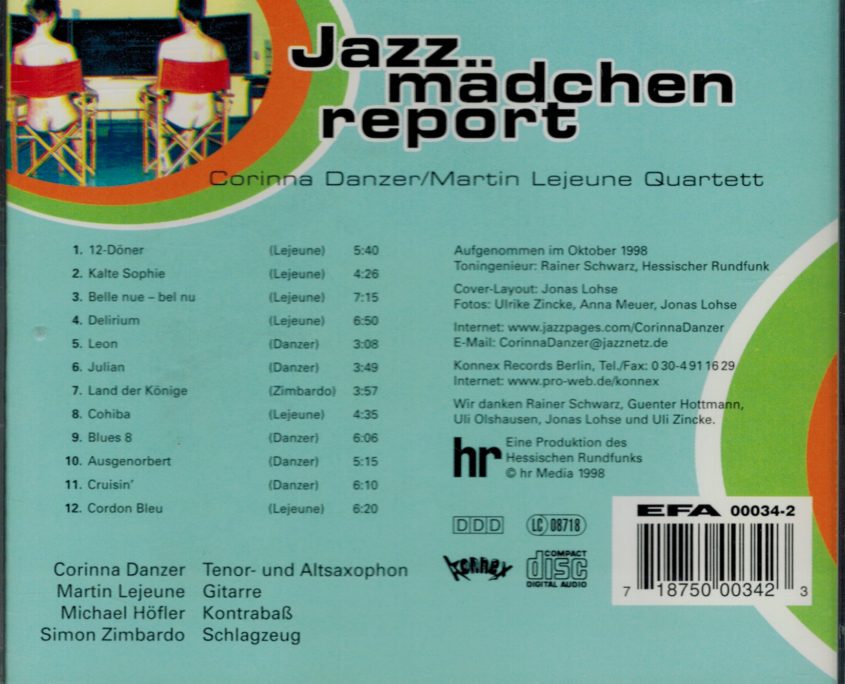 Danzer/Lejeune Quartett, Jazzmädchenreport